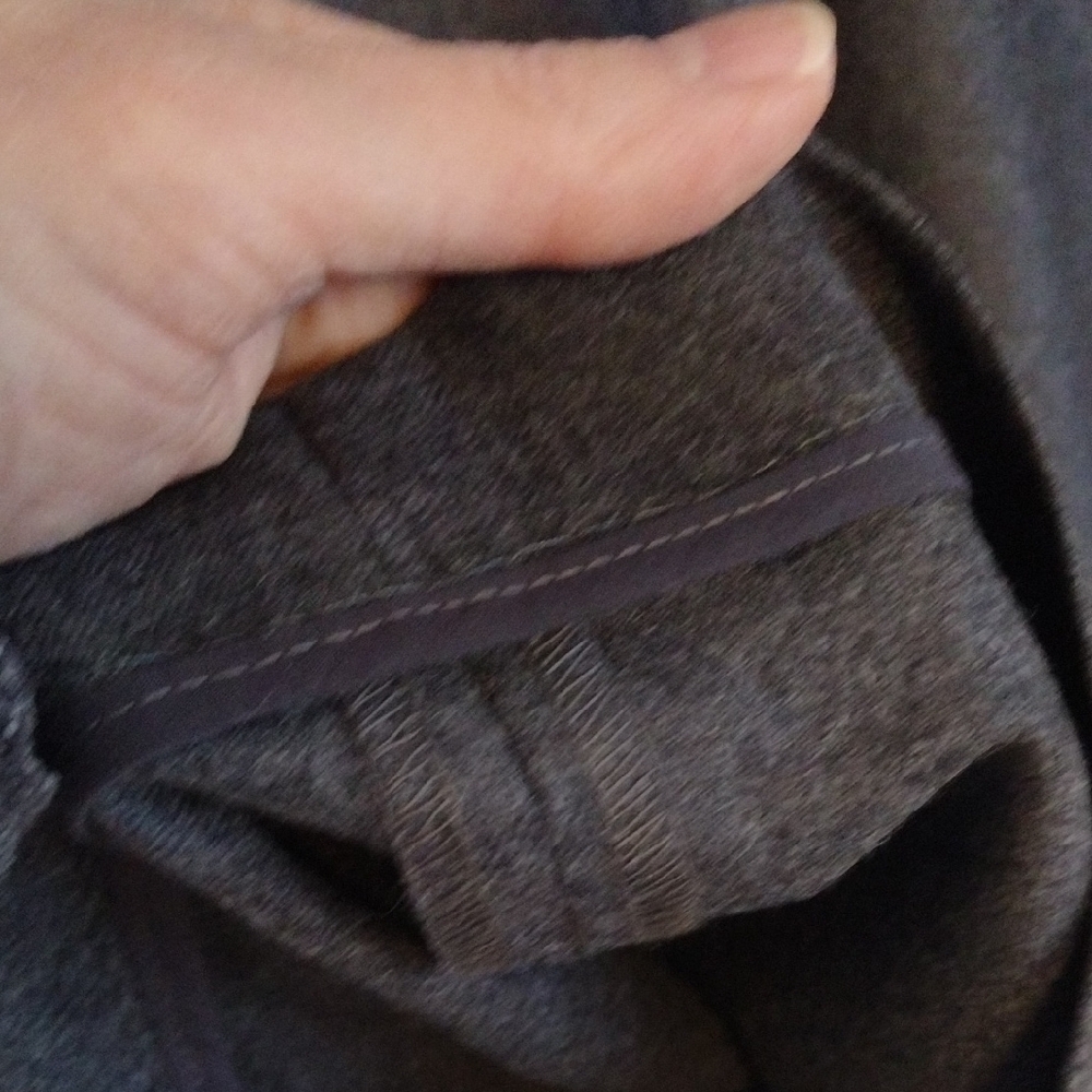 TIBI Grey Superfine Wool Flannel Rodney Straight Leg Trouser 12 - Picture 8 of 15